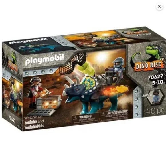 NEW Playmobil Dino Rise 70627 Triceratops Dinosaurs Battle Legendary Stones Lego - Picture 1 of 11